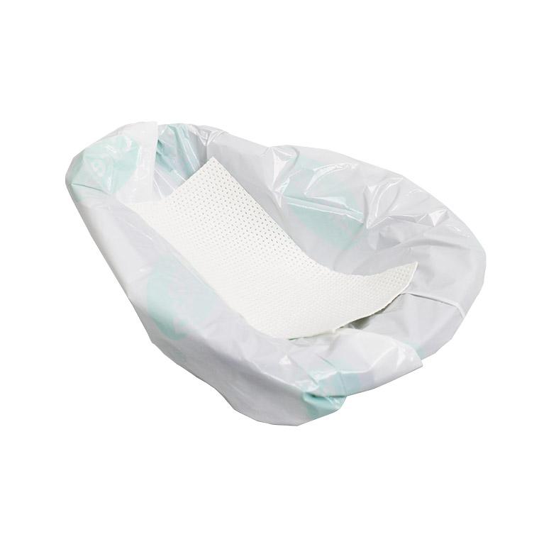 CareBag Commode Liner by Cleanis with Absorbent Pad - BioRelief