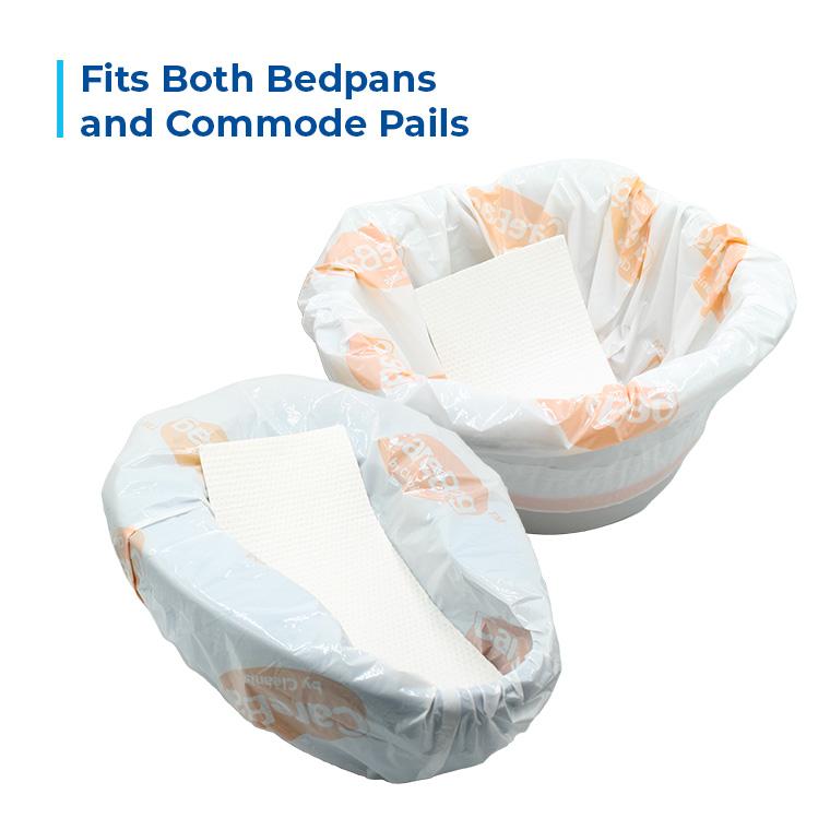 Fits bedpands and commode pails