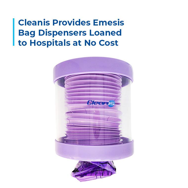 Emesis bag with solidifier